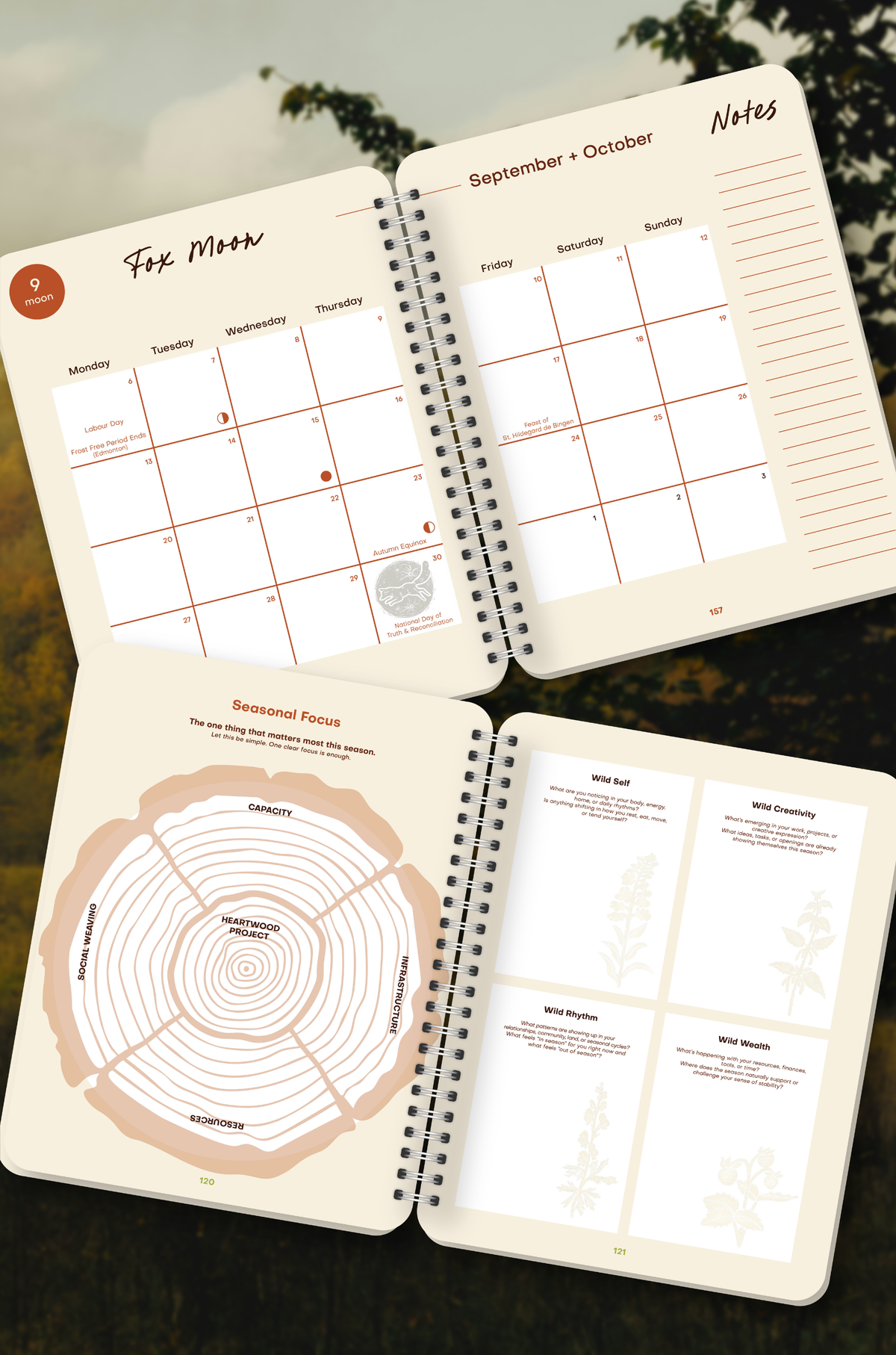2027 Lunar Planner (Print) & Seasonal Gatherings