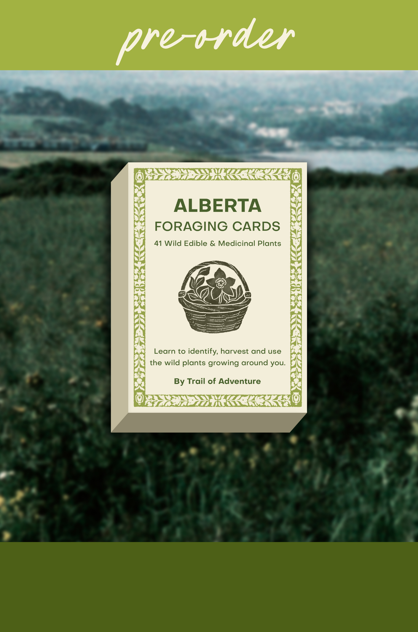 Alberta Foraging Cards - Field Guide Deck