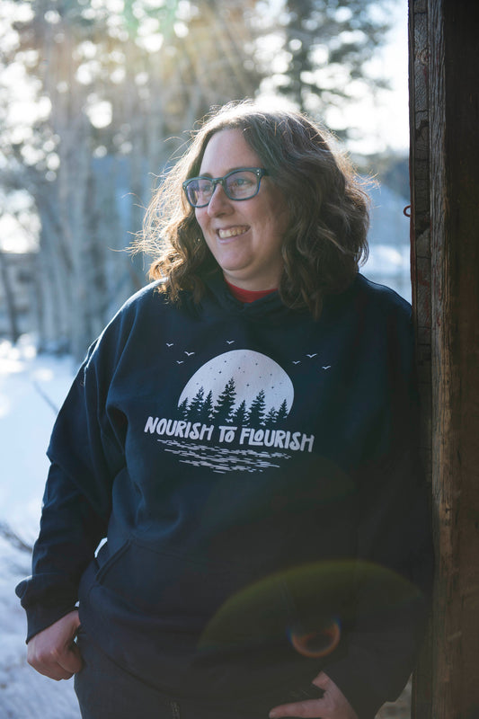 Unisex Hoodie | Nourish to Flourish